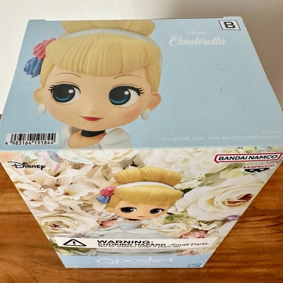 Disney Cinderella Flower Style Version B Q Posket Statue - Banpresto - Picture 6 of 7